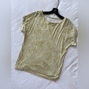 MAJESTIC FILATURES Striped Jersey T-Shirt